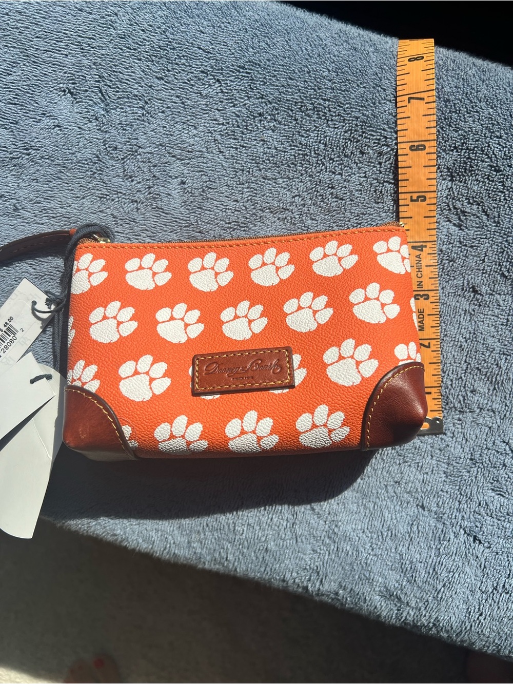 Dooney & Bourke Clemson Leather zipped wristlet - Picture 9 of 9